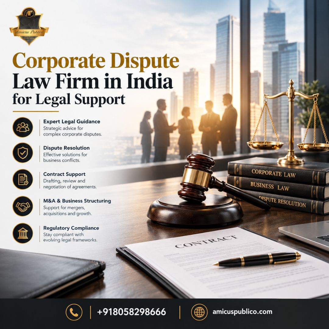 Corporate Dispute Law Firm in India for Legal Support