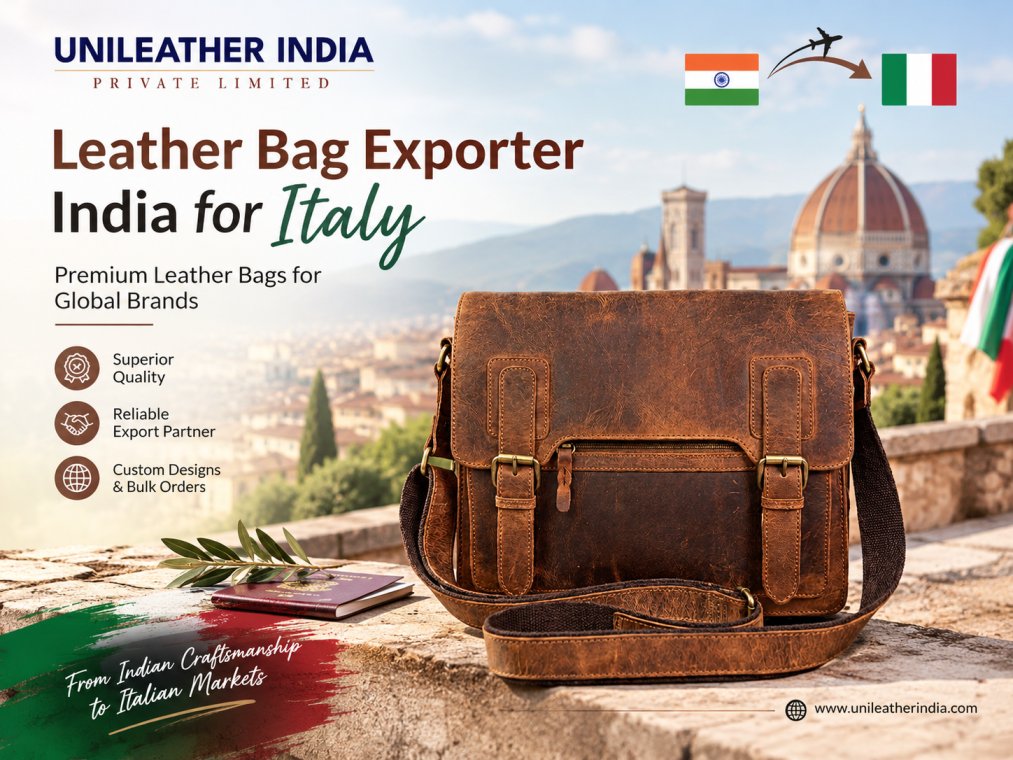  Leather Bag Exporter India for Italy | UniLeather India