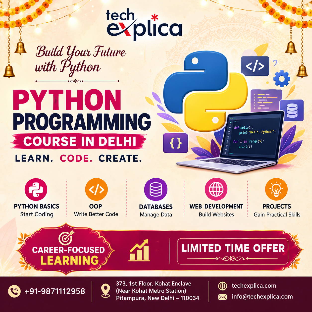  Python Programming Course in Delhi