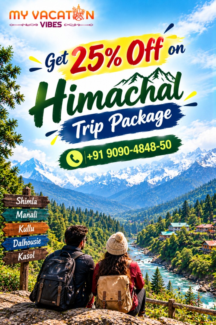  Get 10% Off on Himachal Trip Package +91 9090-4848-50