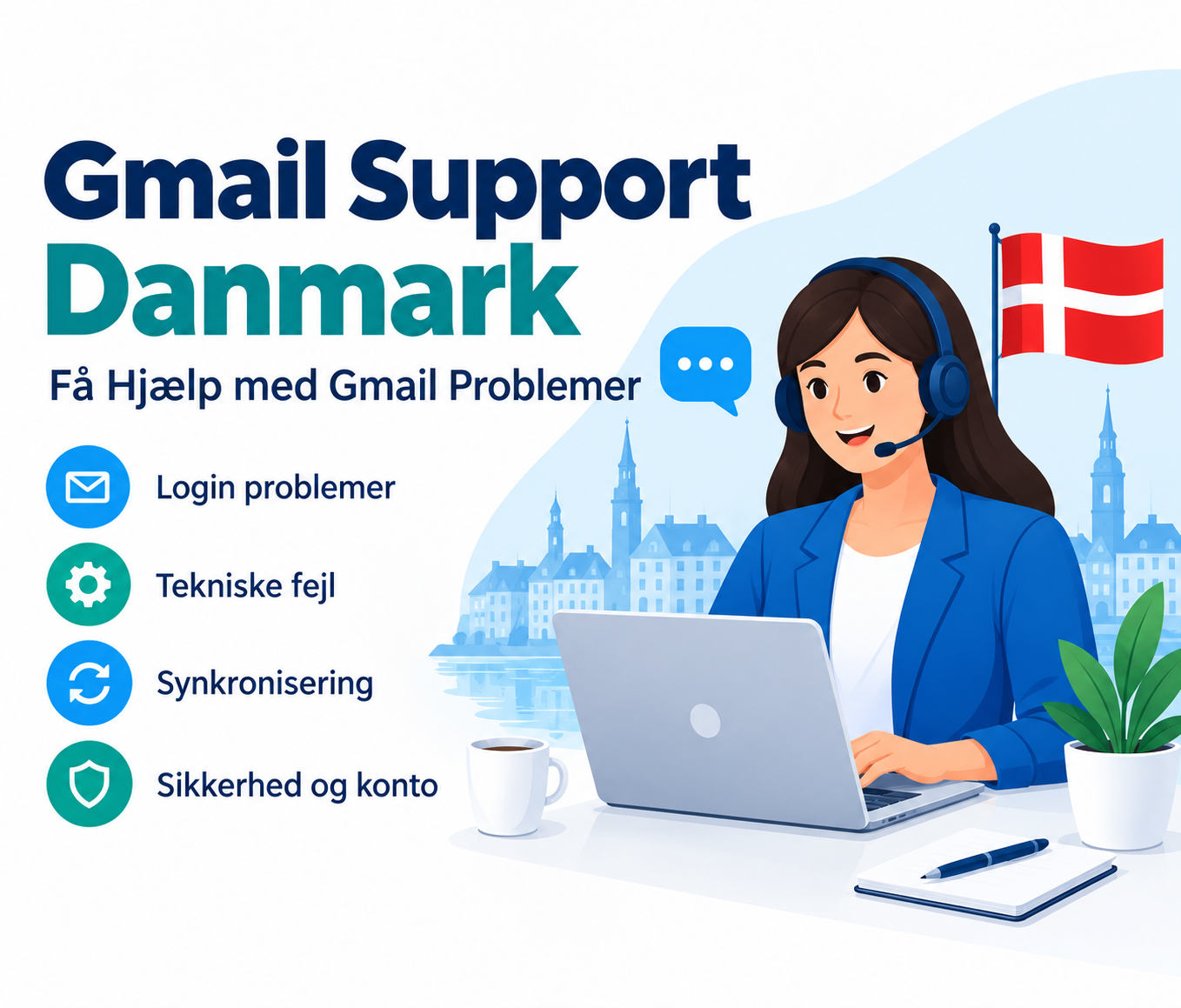  Gmail Support Danmark – Hjælp til Gmail på Mobil