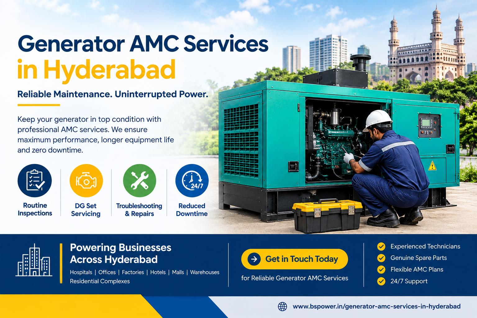  Generator AMC Services in Hyderabad