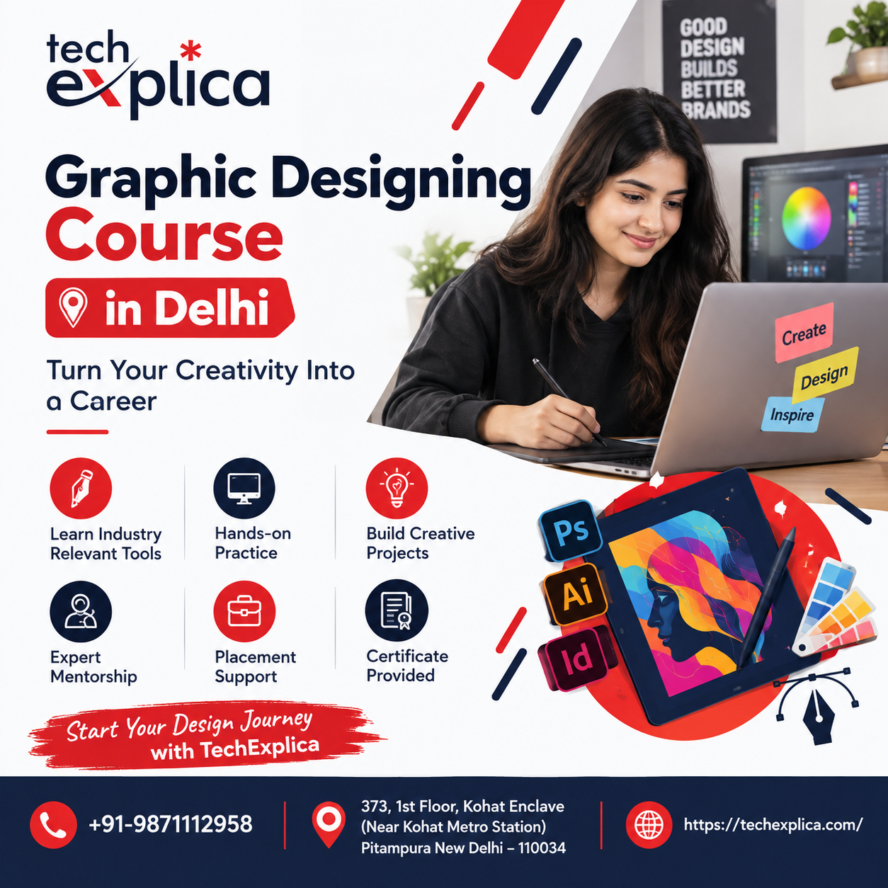  Graphic designing course in delhi
