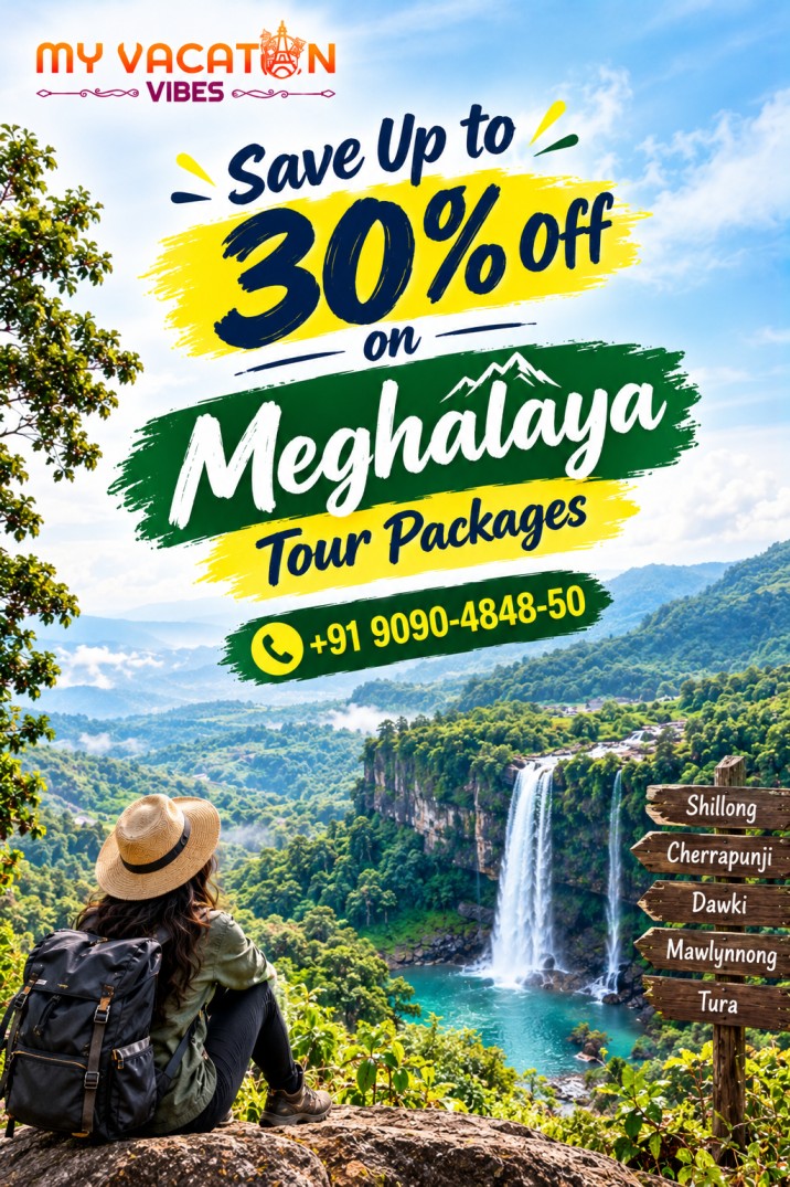  Save Up to 30% on Meghalaya Tour Packages +91 9090-4848-50