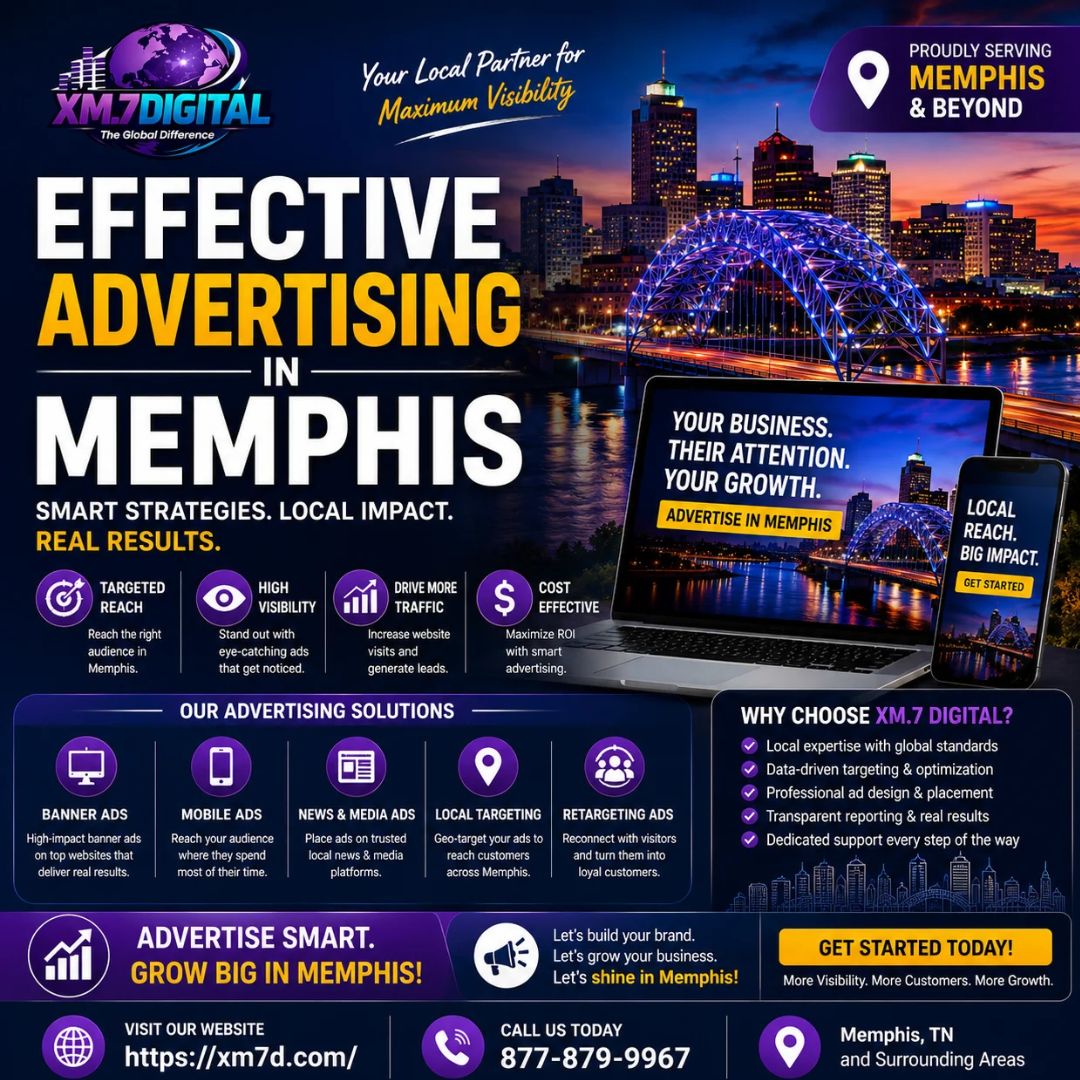  Effective Advertising in Memphis | XM.7Digital