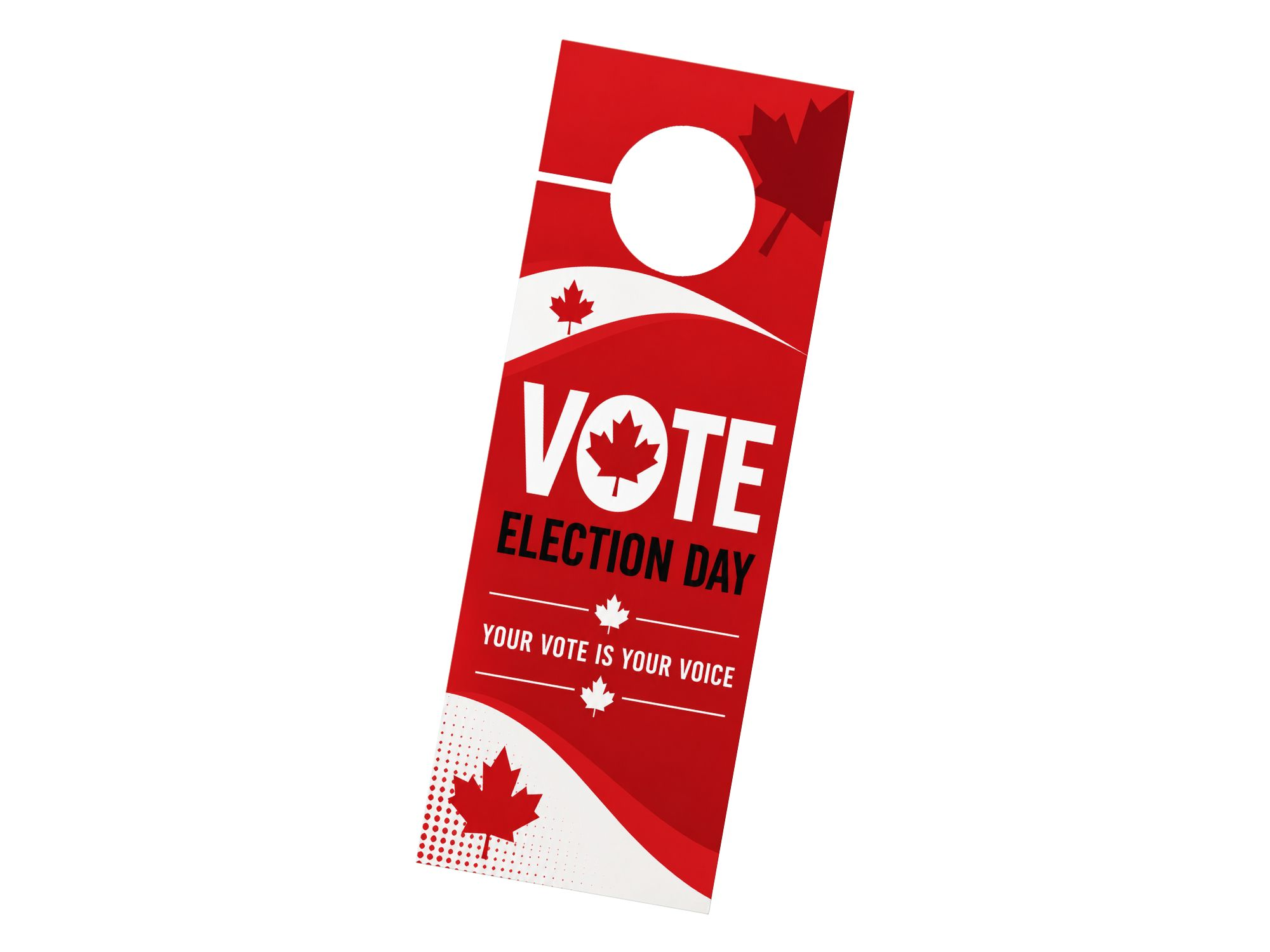  Custom Election Door Hanger Printing in Cambridge, Ontario