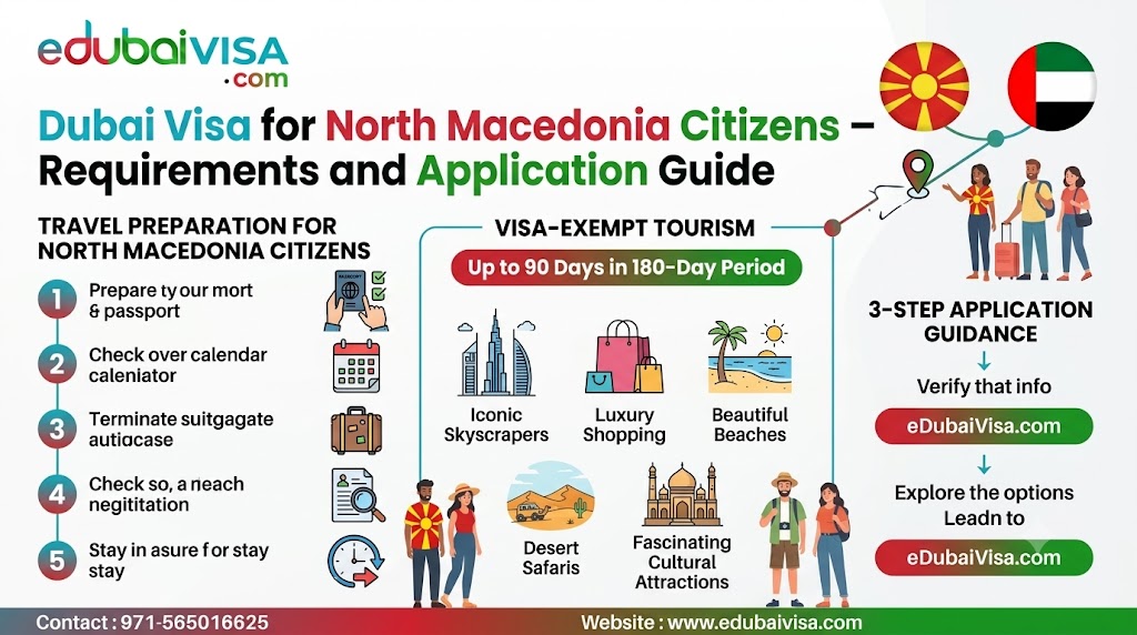  Dubai Visa for North Macedonia Citizens – Requirements and Application Guide