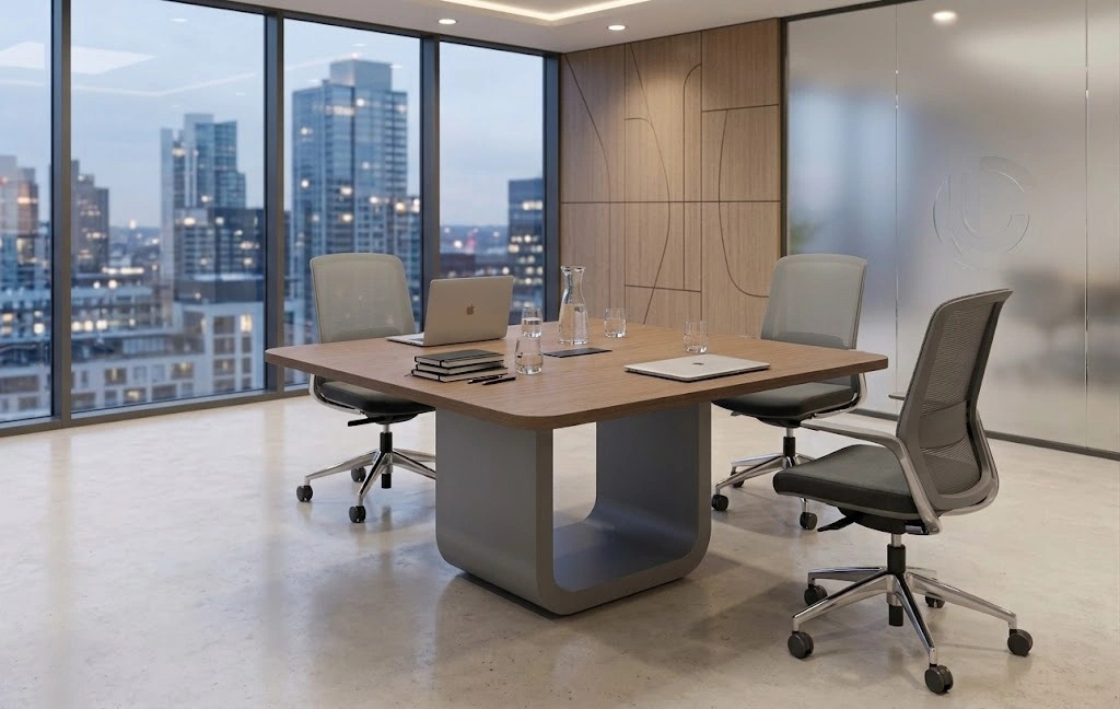  Color Luxury Square Meeting Table | Ergospace UAE