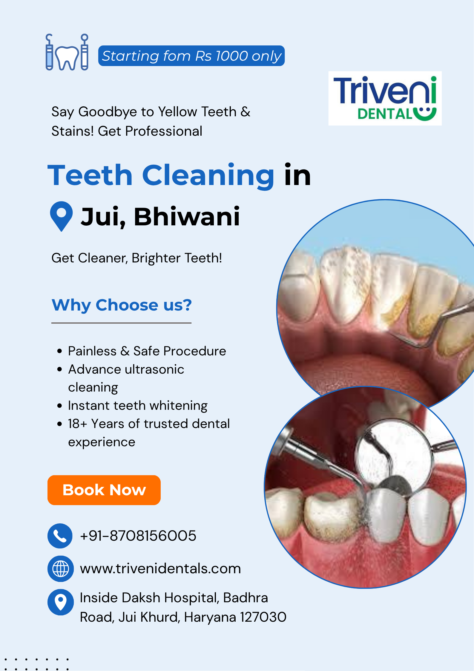  Professional Teeth Cleaning in Jui | Triveni Dental