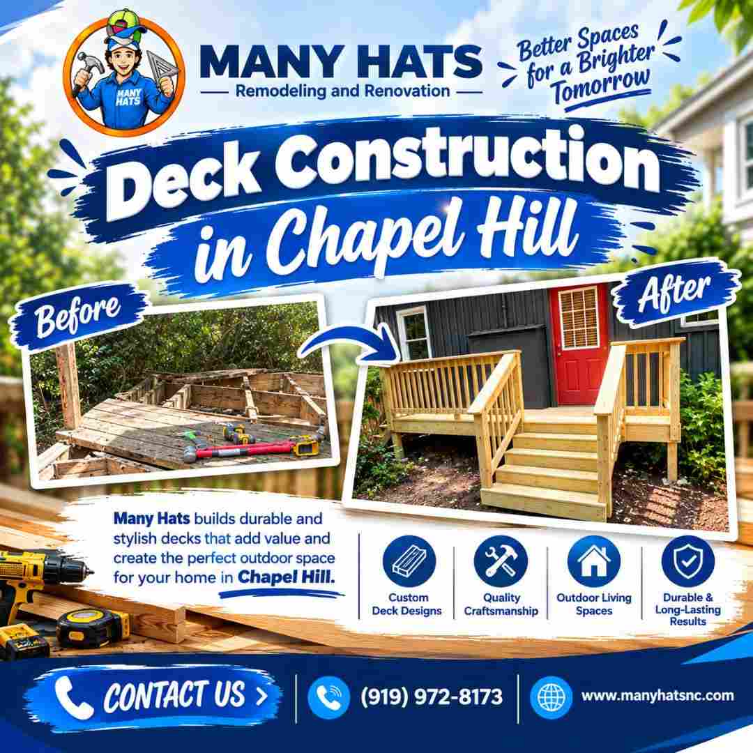  Deck Construction in Chapel Hill | Manyhats