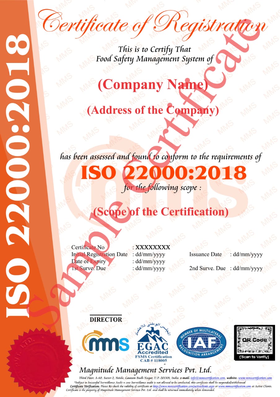  Achieve ISO 22000:2018 Certification Smoothly with MMS LLC