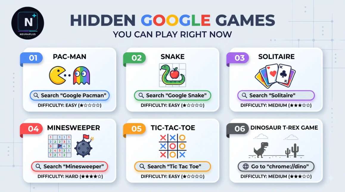  Hidden Google Games You Can Play Right Now
