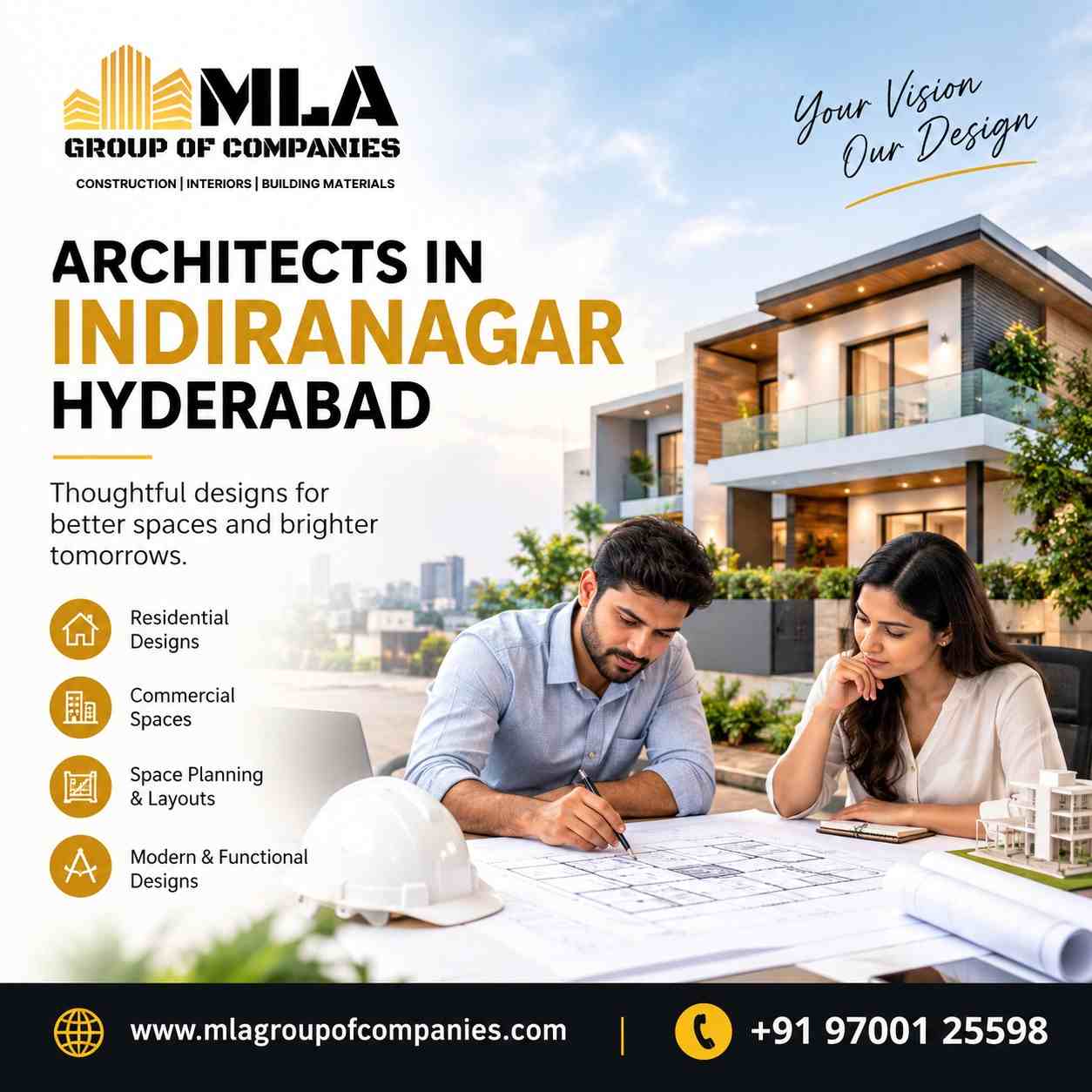  Architects in Indiranagar Hyderabad for Modern Homes