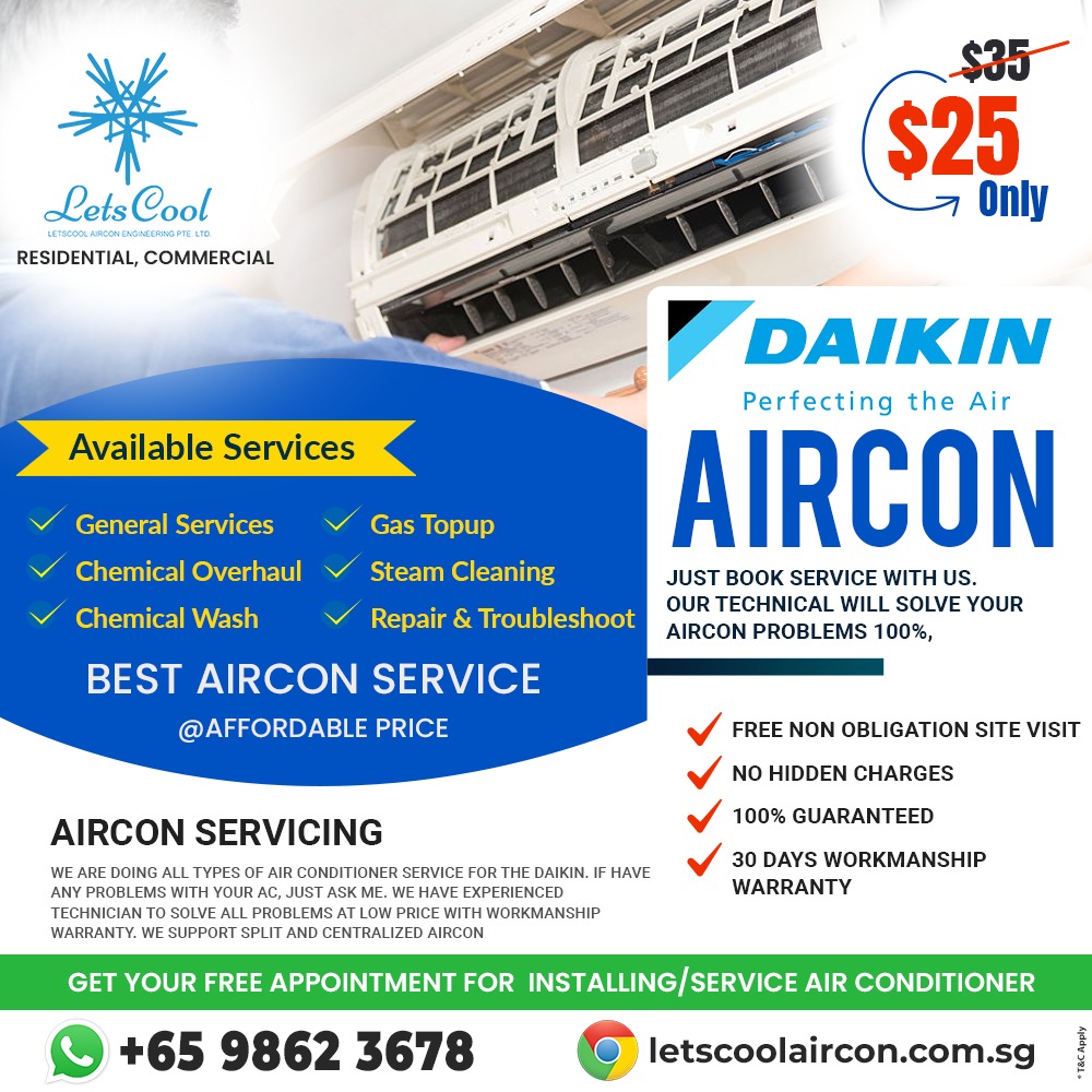 Daikin Aircon Servicing
