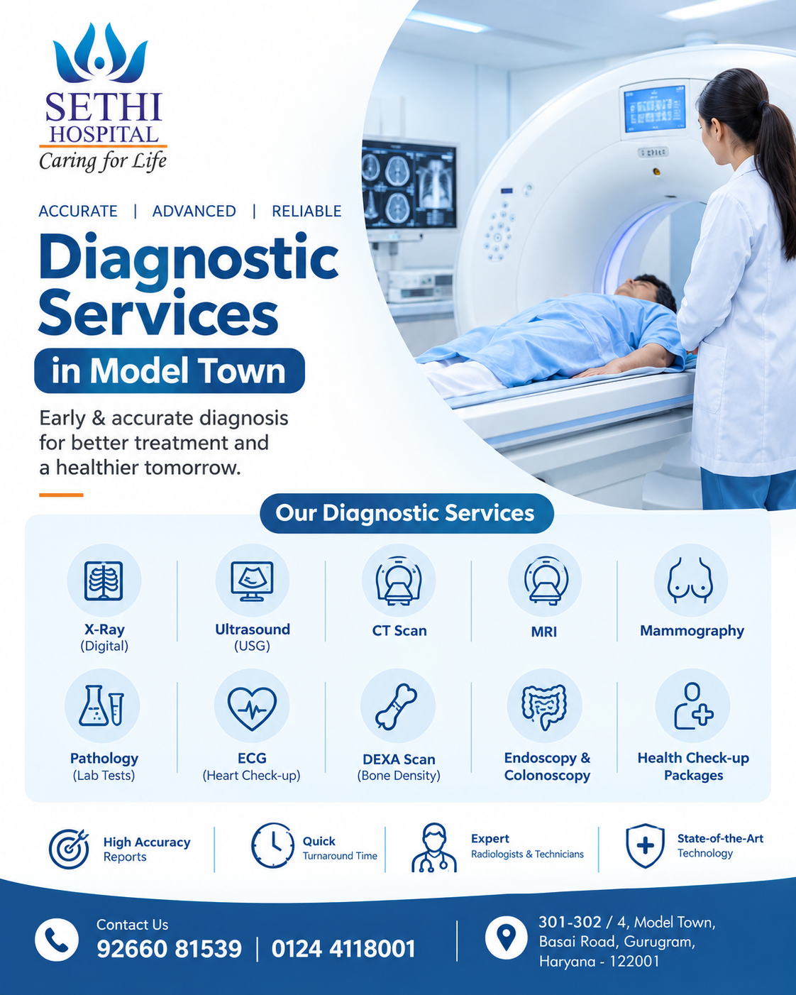  Diagnostic Services in Model Town
