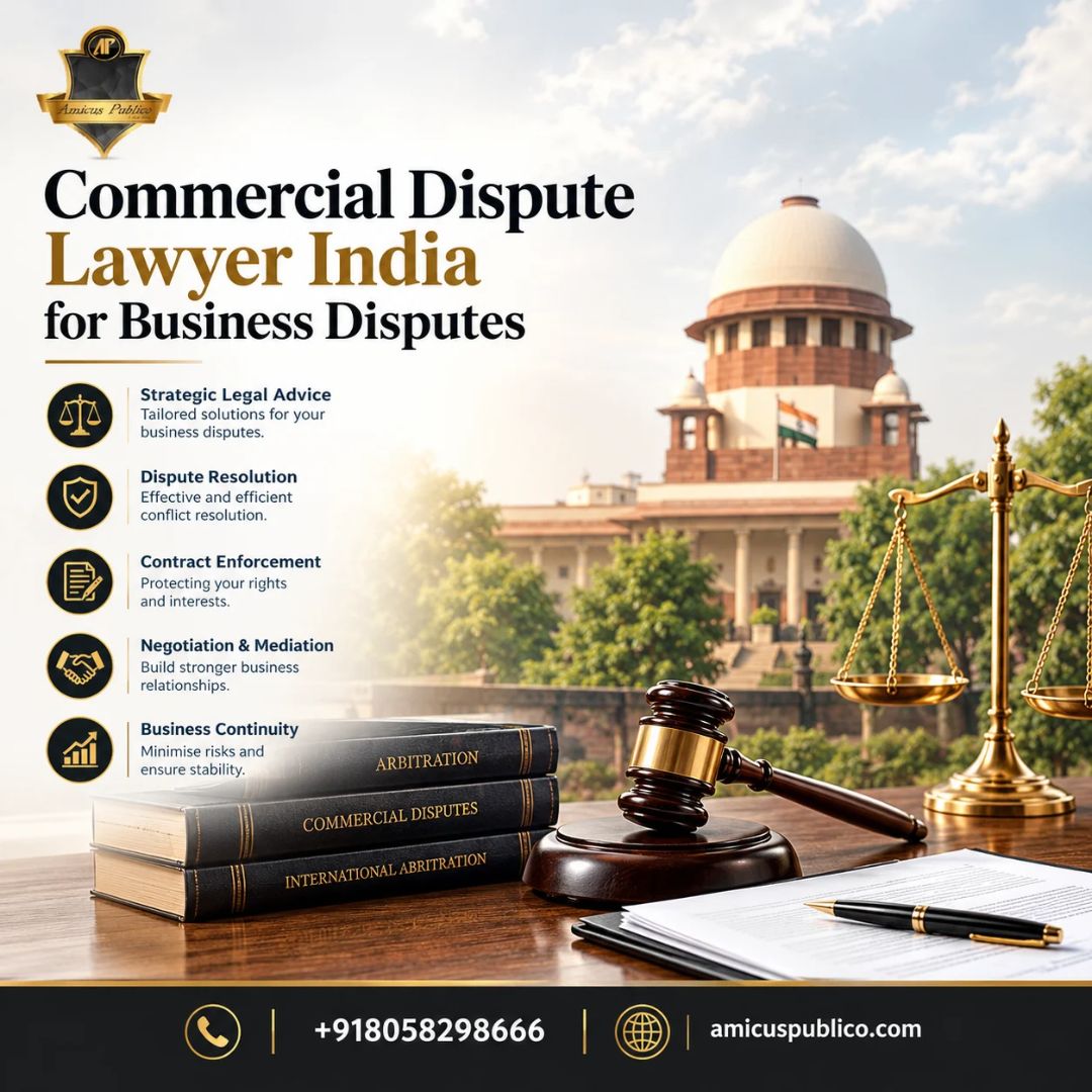  Commercial Dispute Lawyer India for Business Disputes