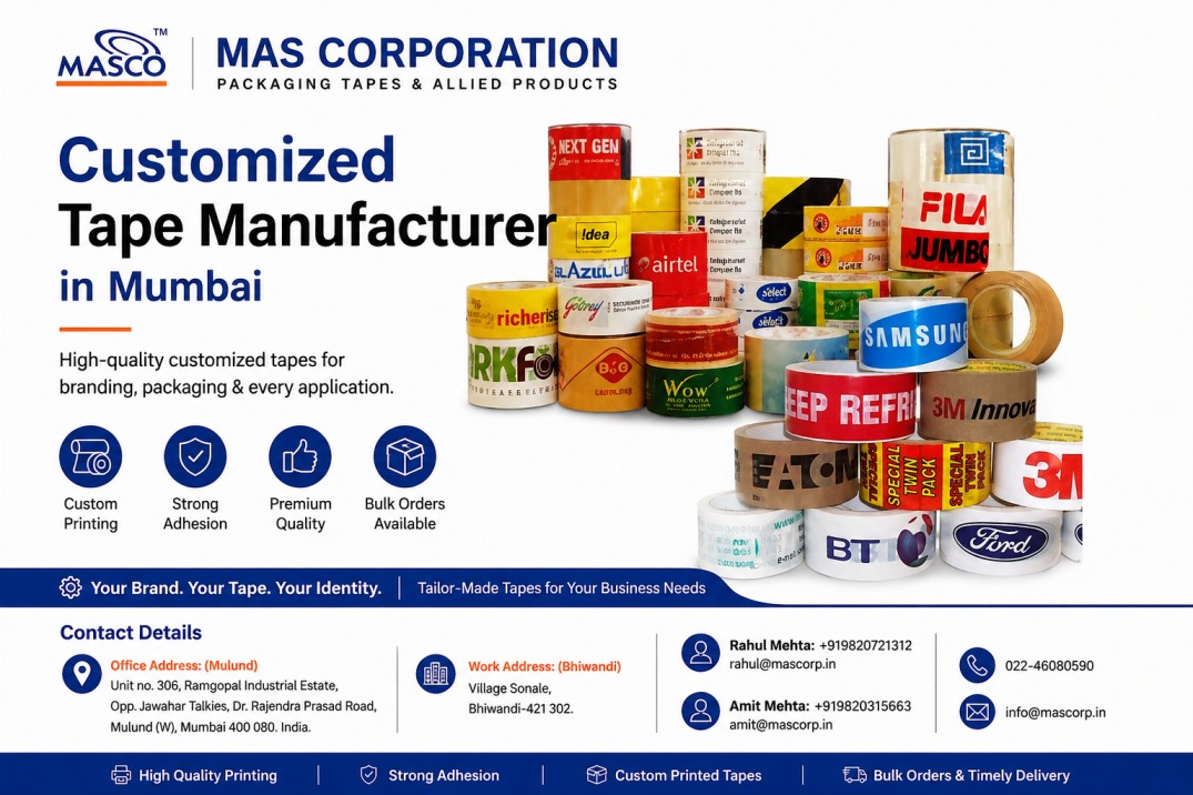  Customized Tape Manufacturer | Mumbai | India