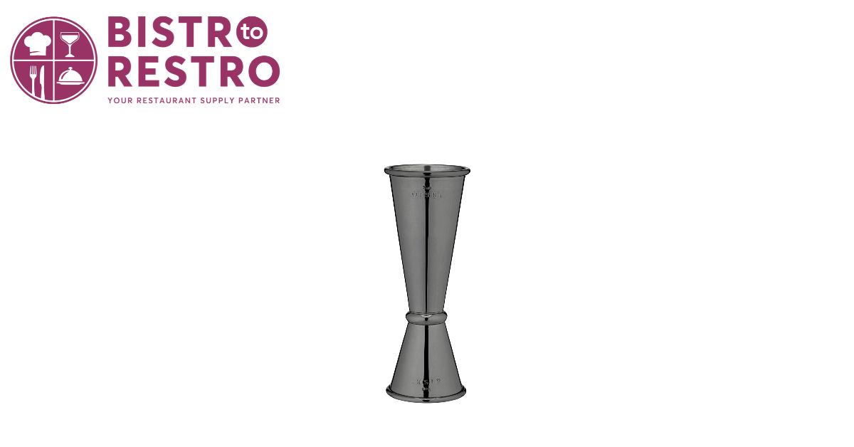  Large Gunmetal Japanese Style Jigger by Viski