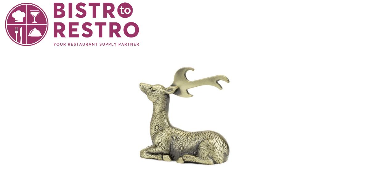  Twine Living® 842094159192 Gilded Deer Bottle Opener