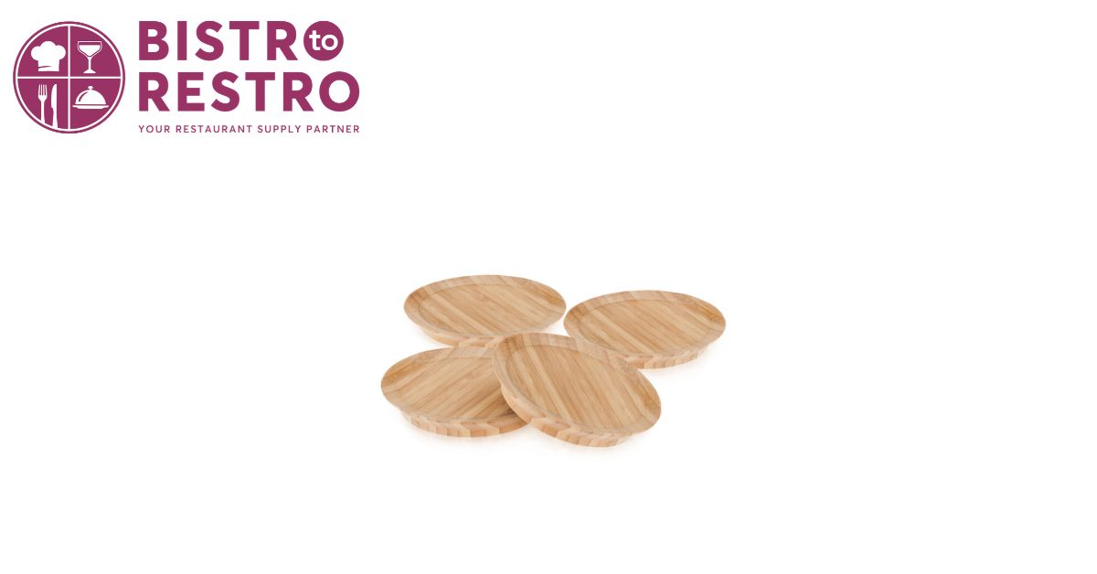  Topper Bamboo Appetizer Glass Toppers by True