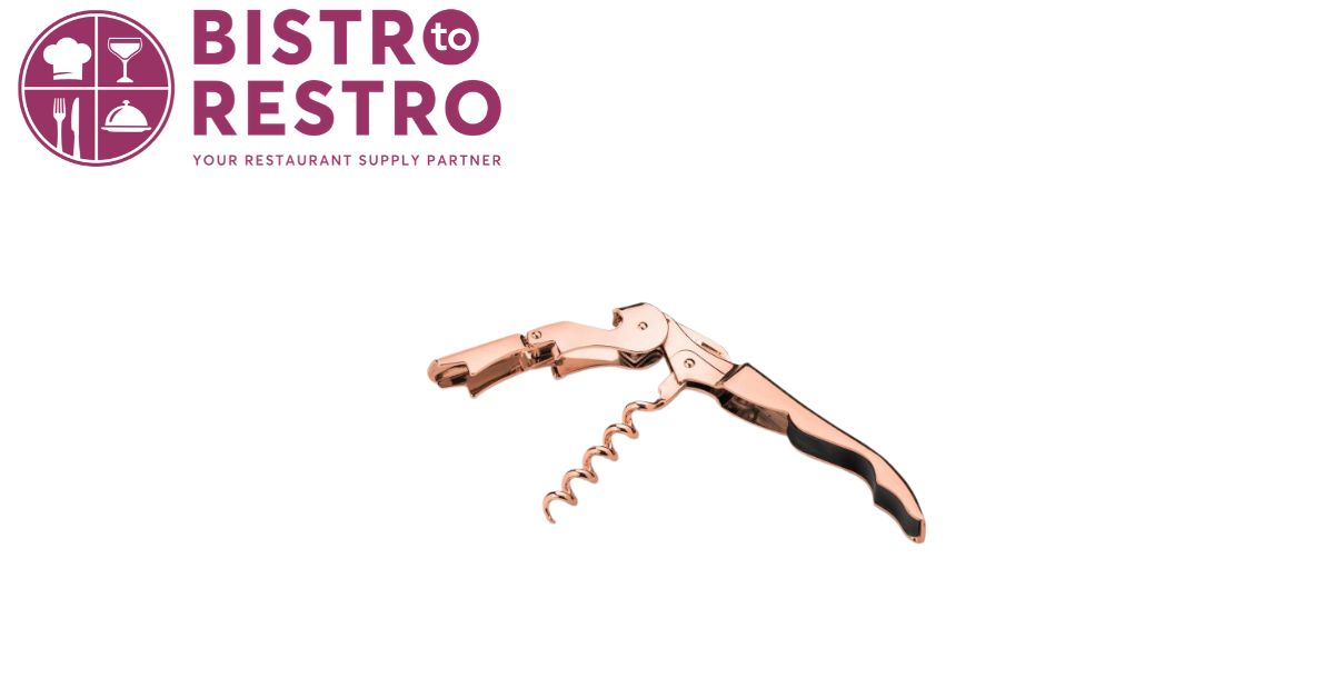  Viski® 876718048906 Copper Signature Double Hinged Corkscrew