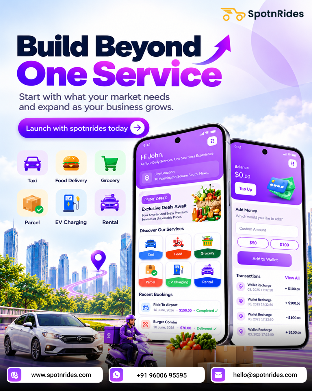  White-Label Lyft Clone App for Your Taxi Business