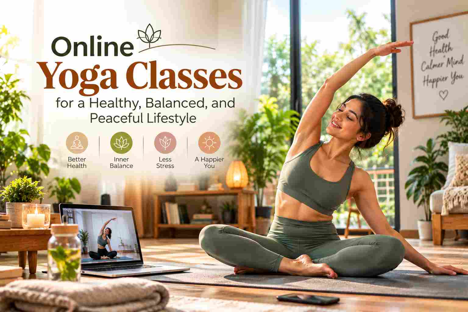  Online Yoga Classes for a Healthy, Balanced, and Peaceful Lifestyle