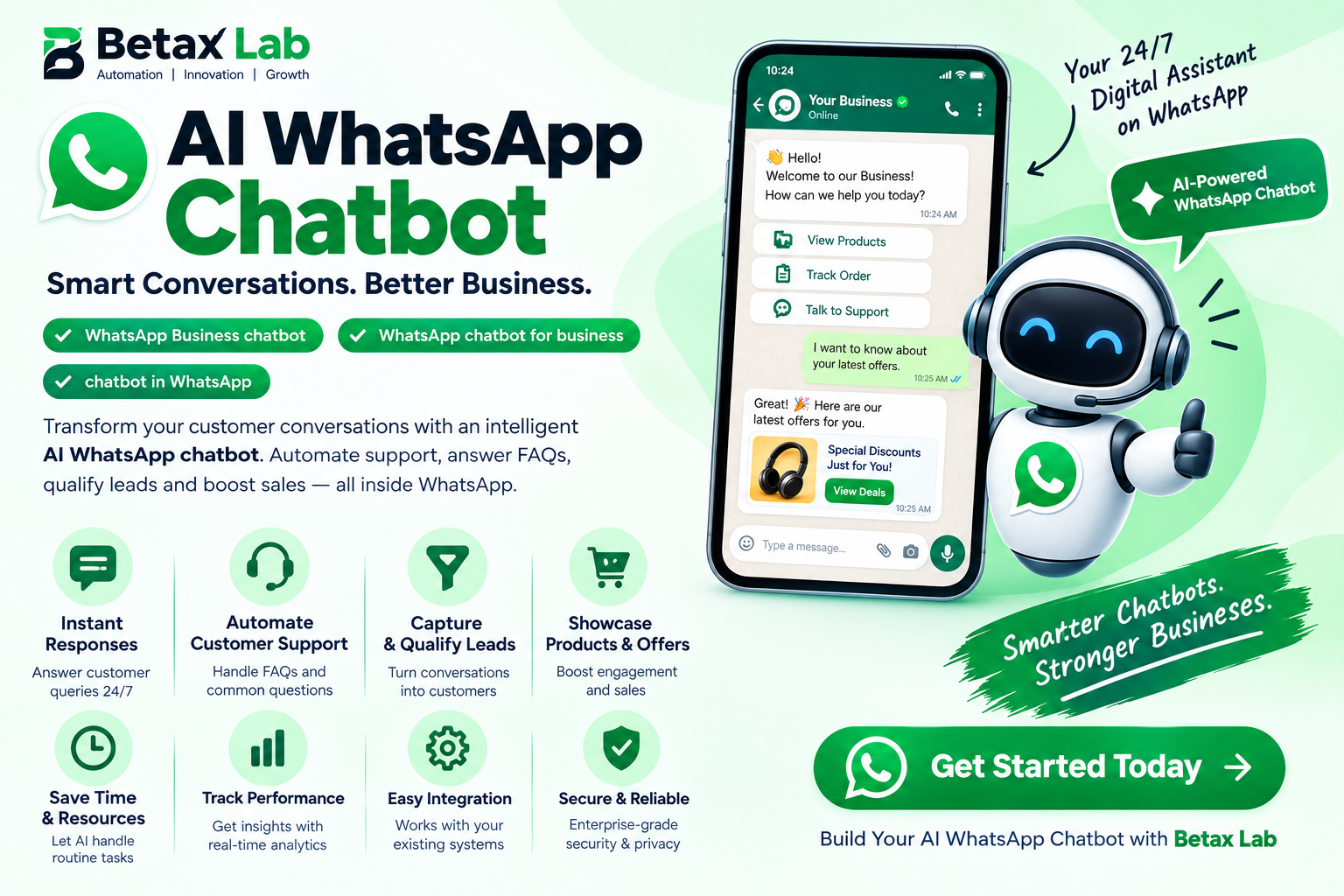  AI WhatsApp Chatbot: Automate Customer Support & Sales