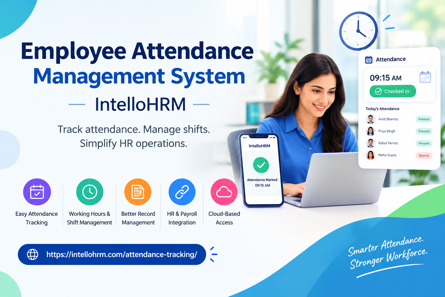  Employee Attendance Management System – IntelloHRM