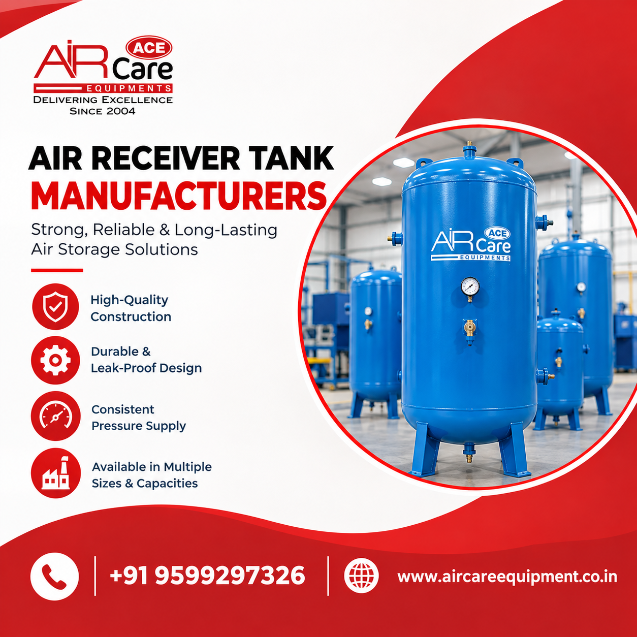  Air Care Equipment – Air Receiver Tank Manufacturers