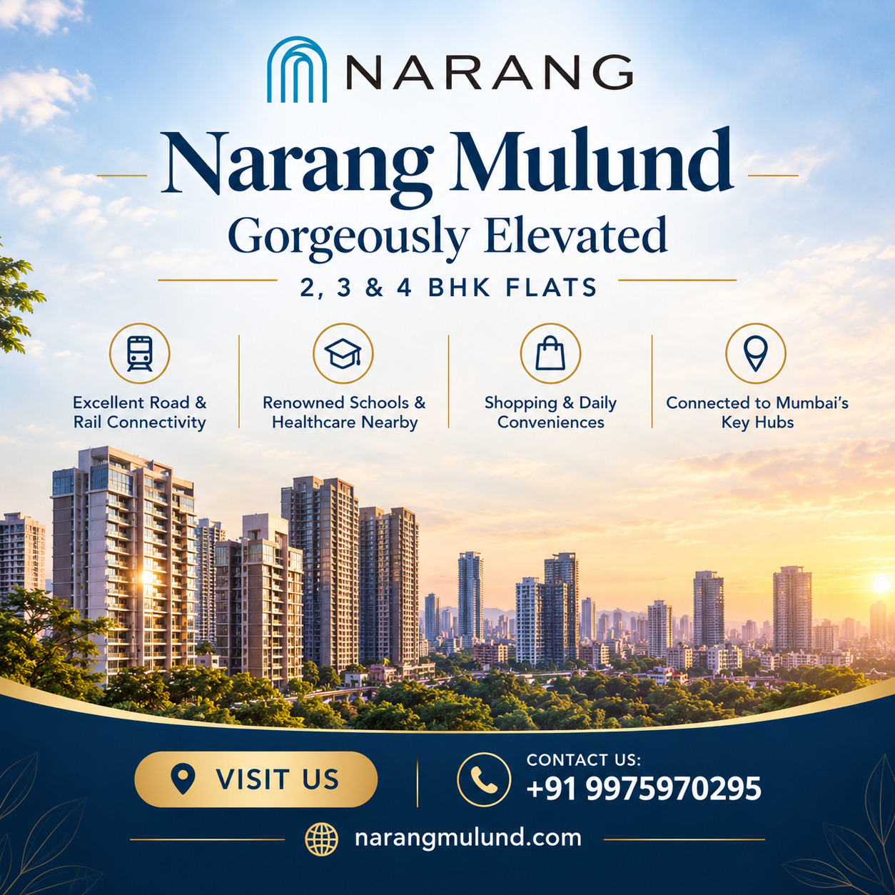  Narang Mulund - Gorgeously Elevated 2, 3 & 4 BHK Flats