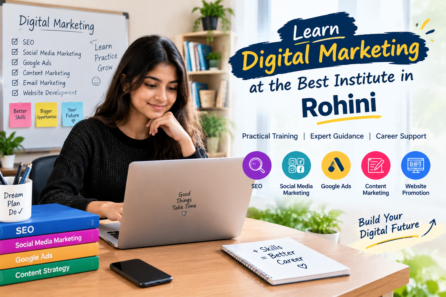  Learn Digital Marketing Skills at the Best Digital Marketing Institute in Rohini
