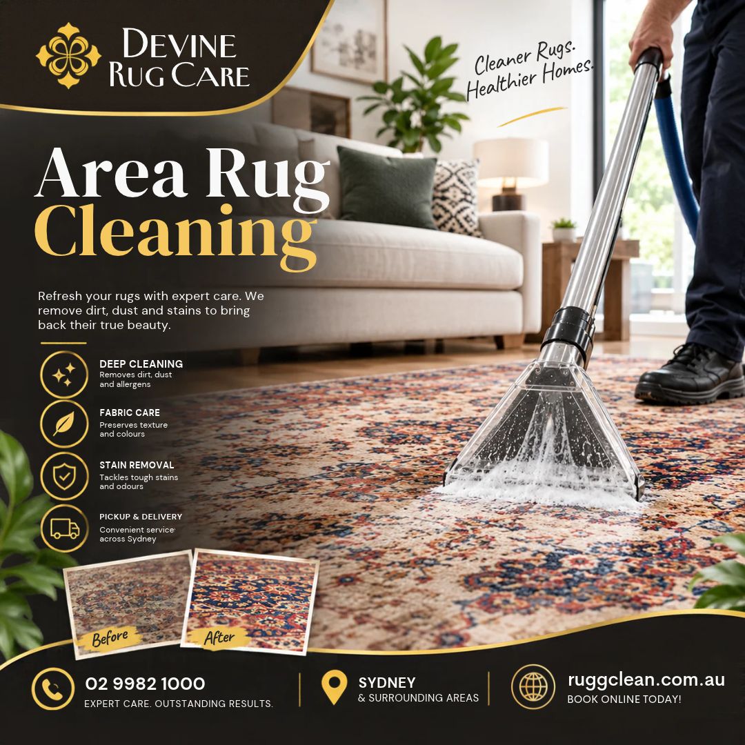  Area Rug Cleaning in Sydney