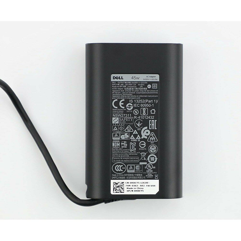  Dell 45W USB-C Laptop Adapter for Everyday Charging