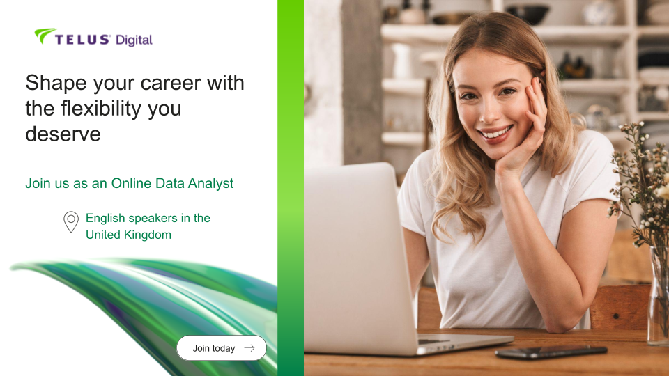  Online Data Analyst - English Speakers in United Kingdom