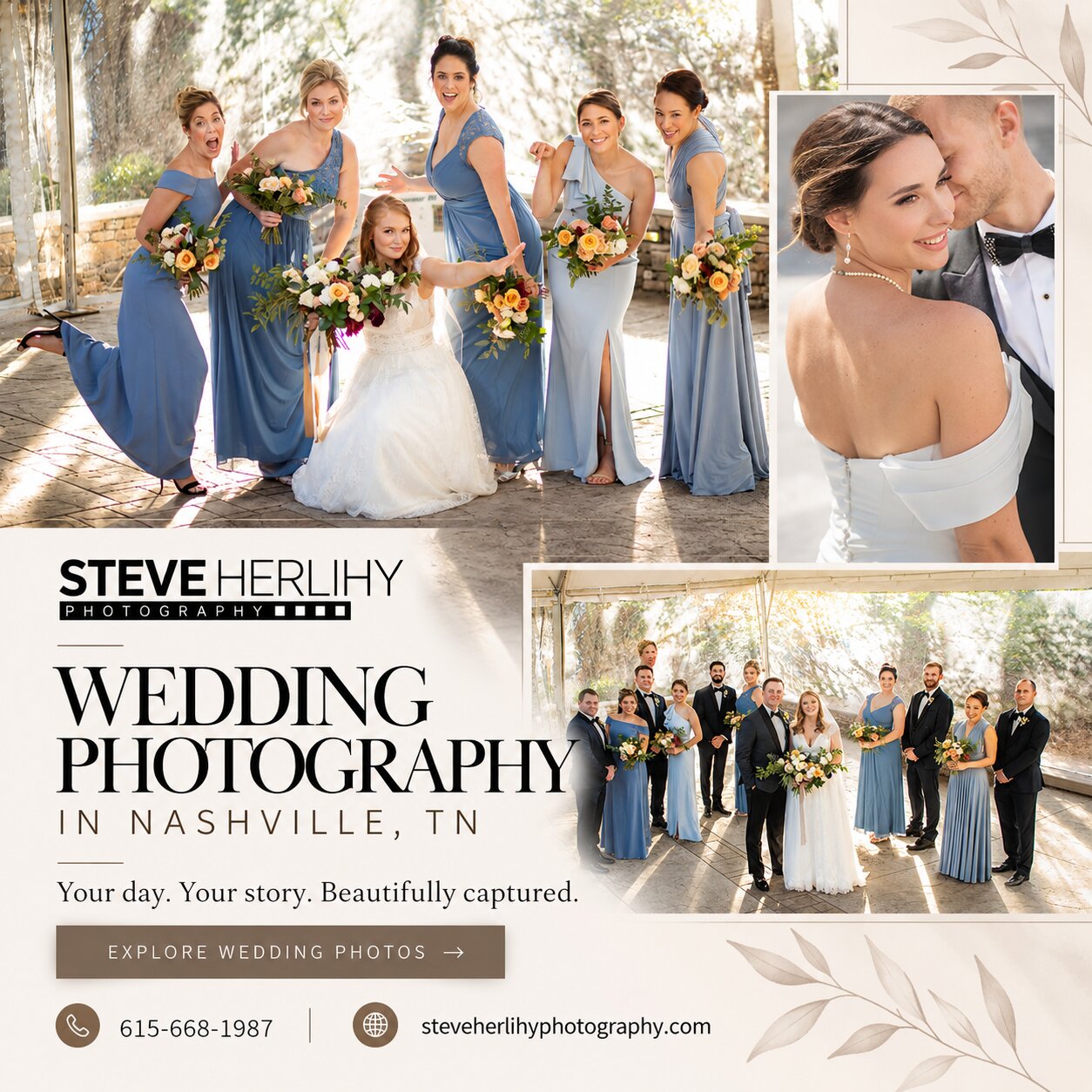  Wedding Photographers Nashville TN | Steve Herlihy Photography