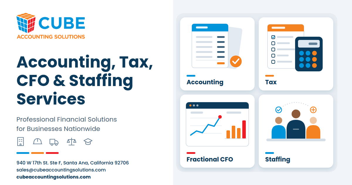  Fractional CFO services for small business in Santa Ana, California