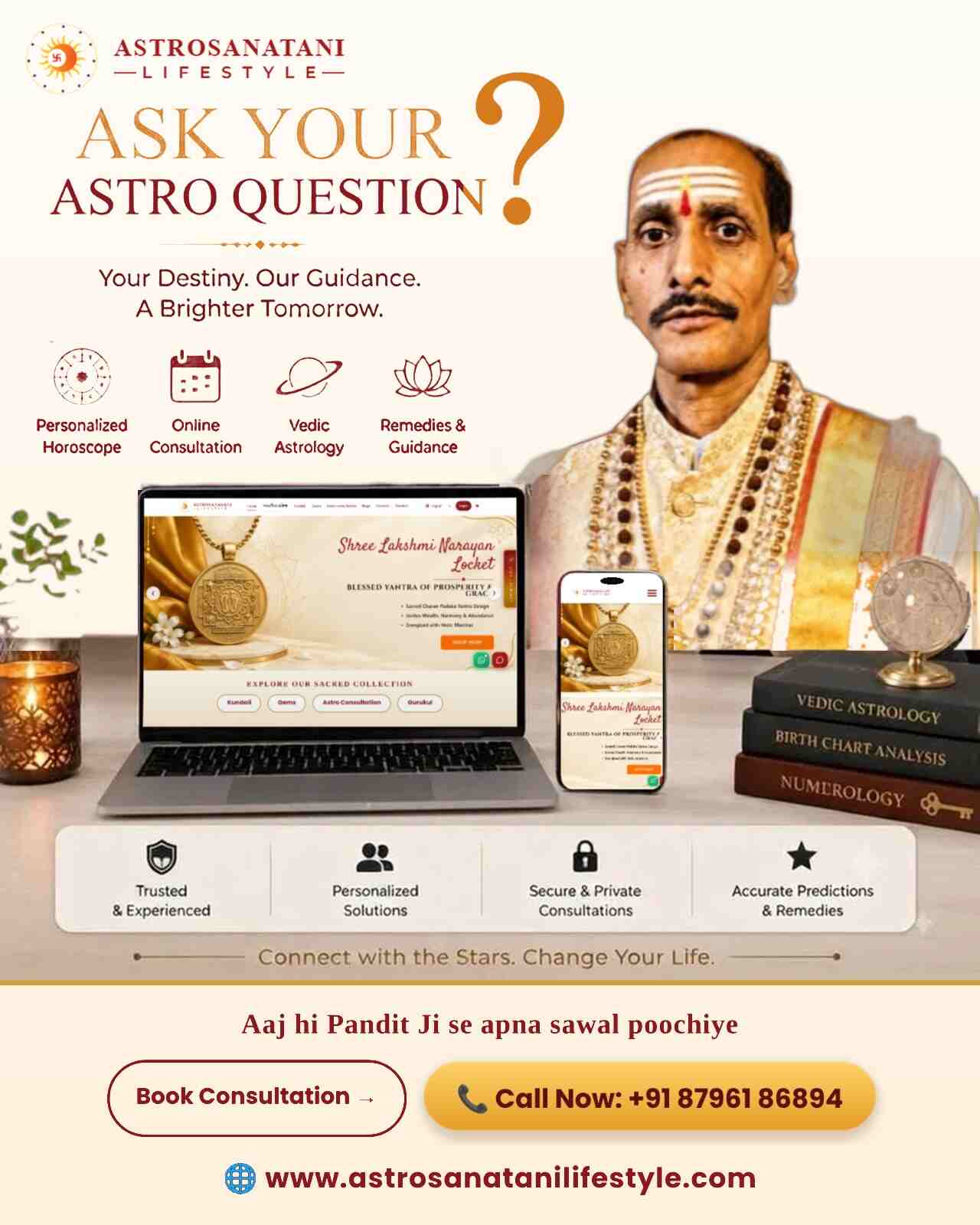  Online Jyotish Consultation for Personalized Vedic Astrology | Astrosanatanilifestyle
