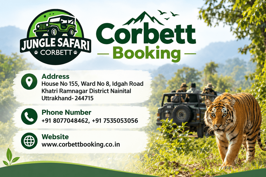  Corbett Booking Services for Safari, Stays and Nature Escapes