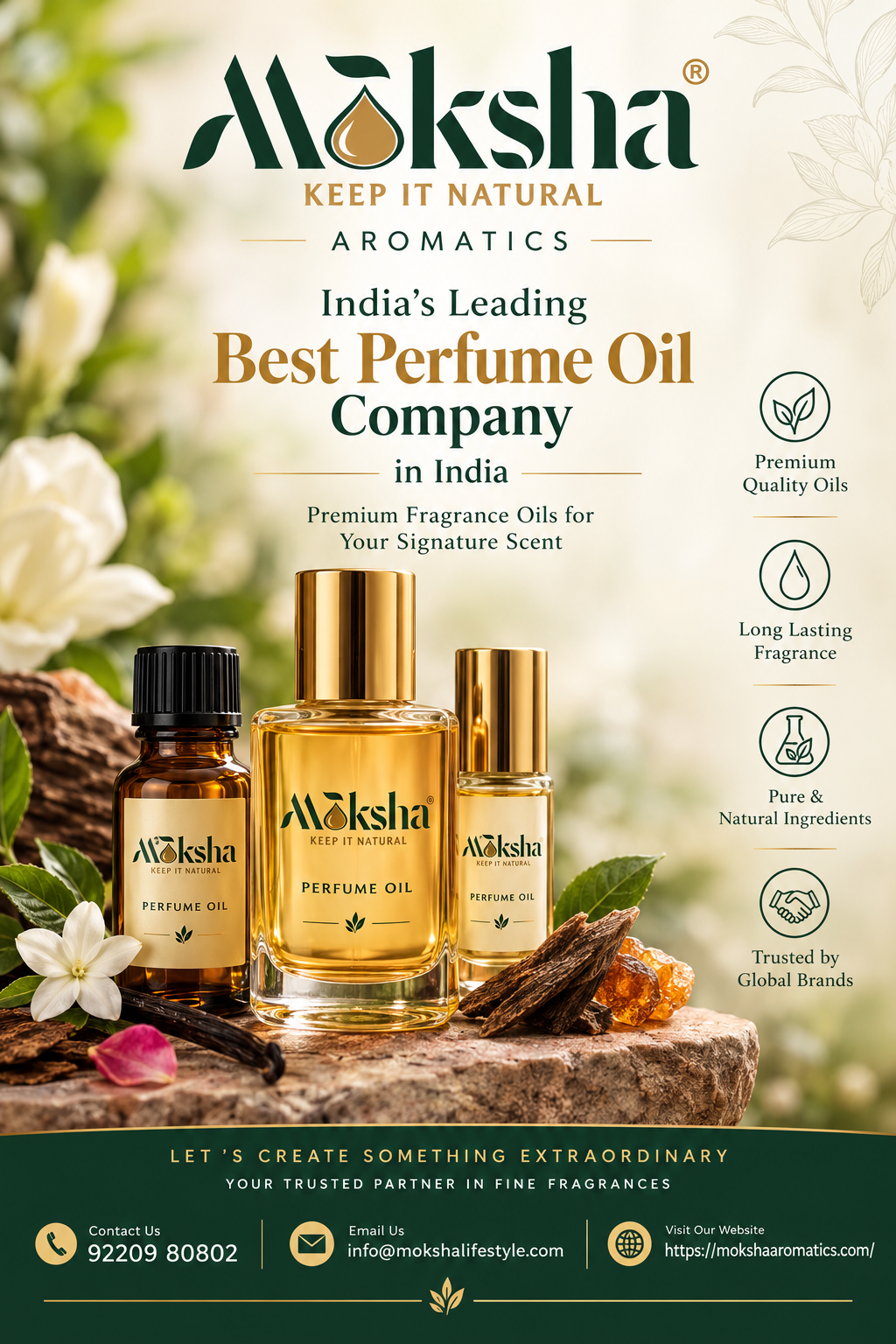  Best Perfume and Fragrance Oil Company in India | Moksha Aromatics
