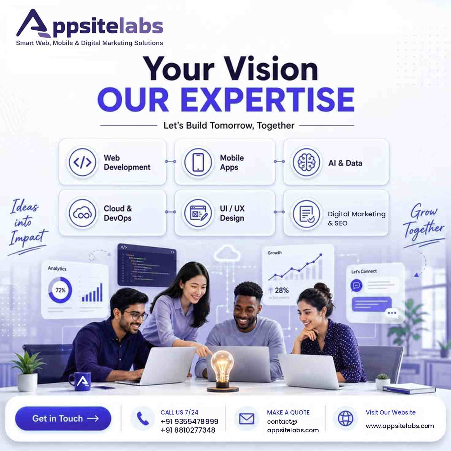  Website Design Company in Delhi | Appsitelabs
