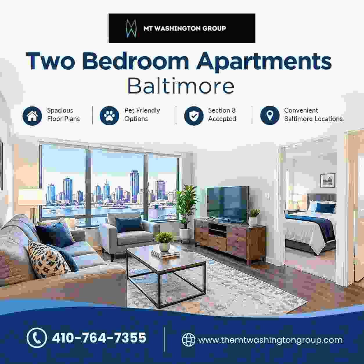  Two Bedroom Apartments Baltimore