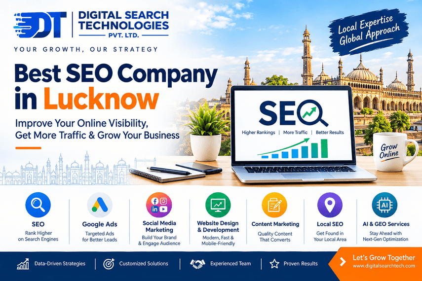  Best SEO Company in Lucknow | GEO & AI SEO Services | DST