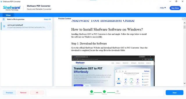  Shefware PDF Converter – Convert PDF Files Quickly and Easily