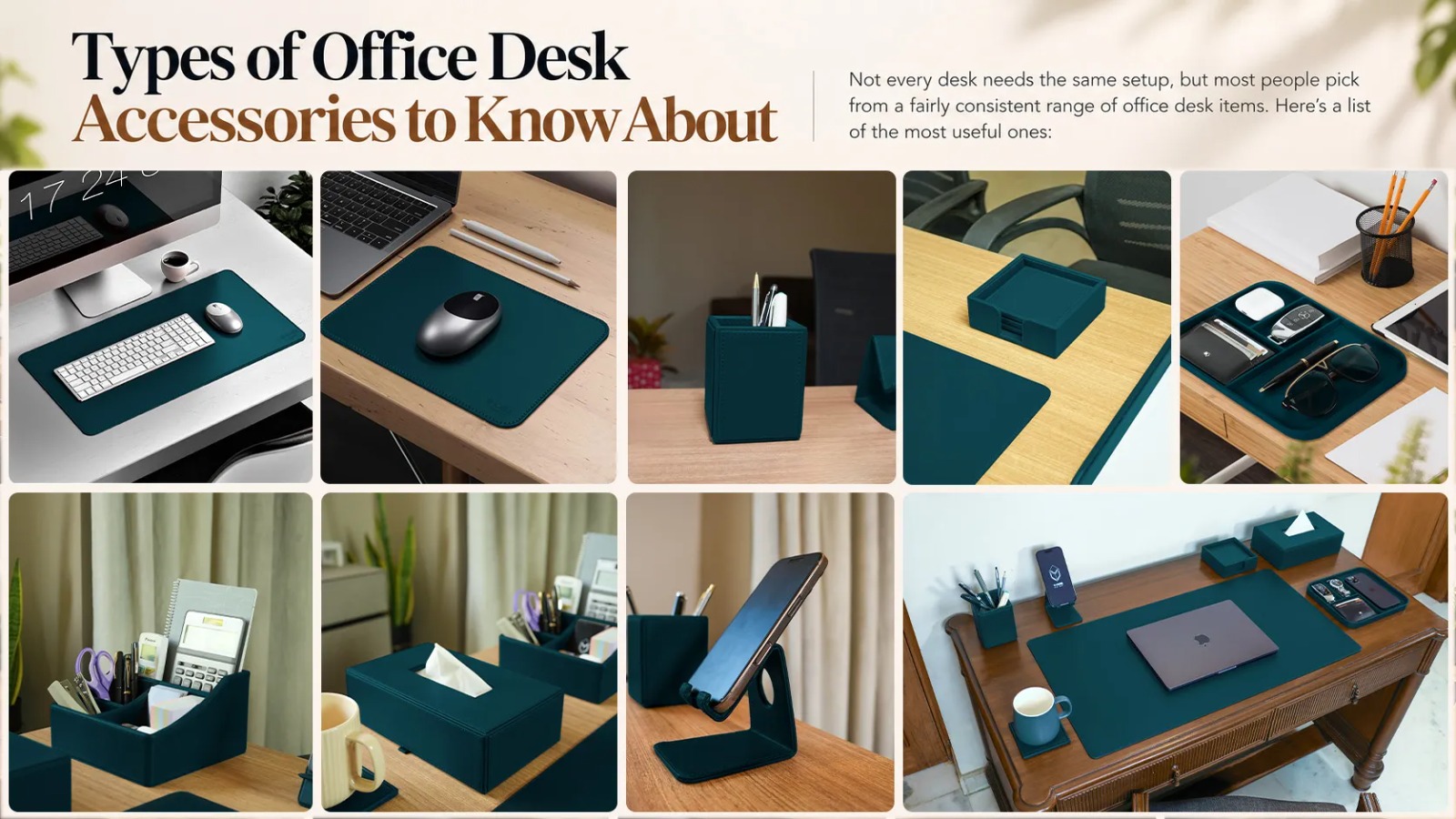  Best Office Desk Accessories Guide: Types, Materials & Buying Tips