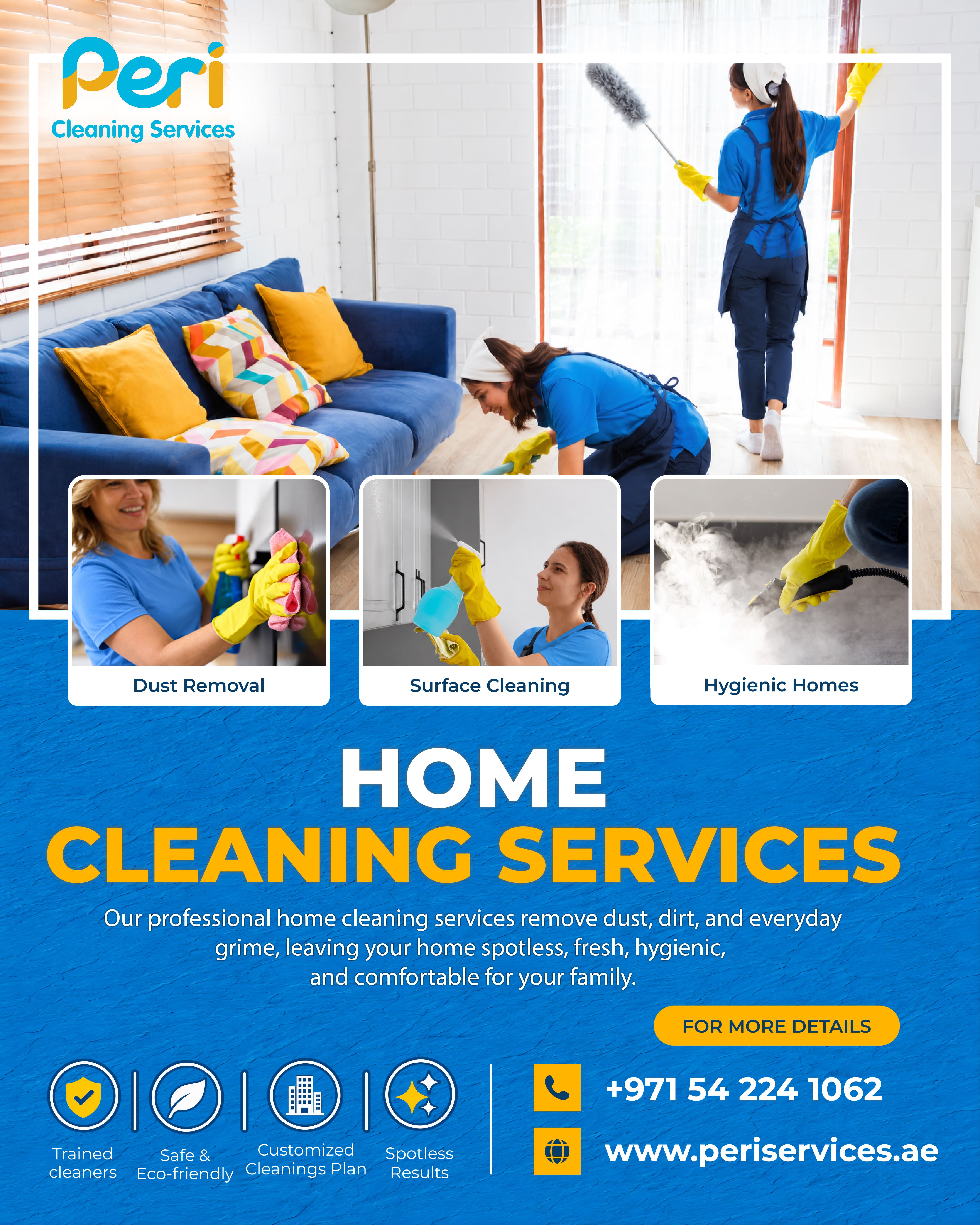  Home Cleaning Services Dubai | PERI Cleaning Services