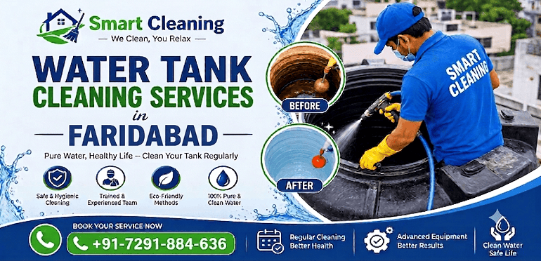  Water Tank Cleaning Services in Faridabad