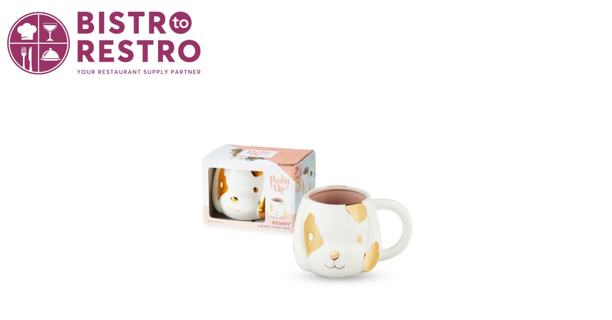  Penny Ceramic Puppy Mug for Coffee and Tea
