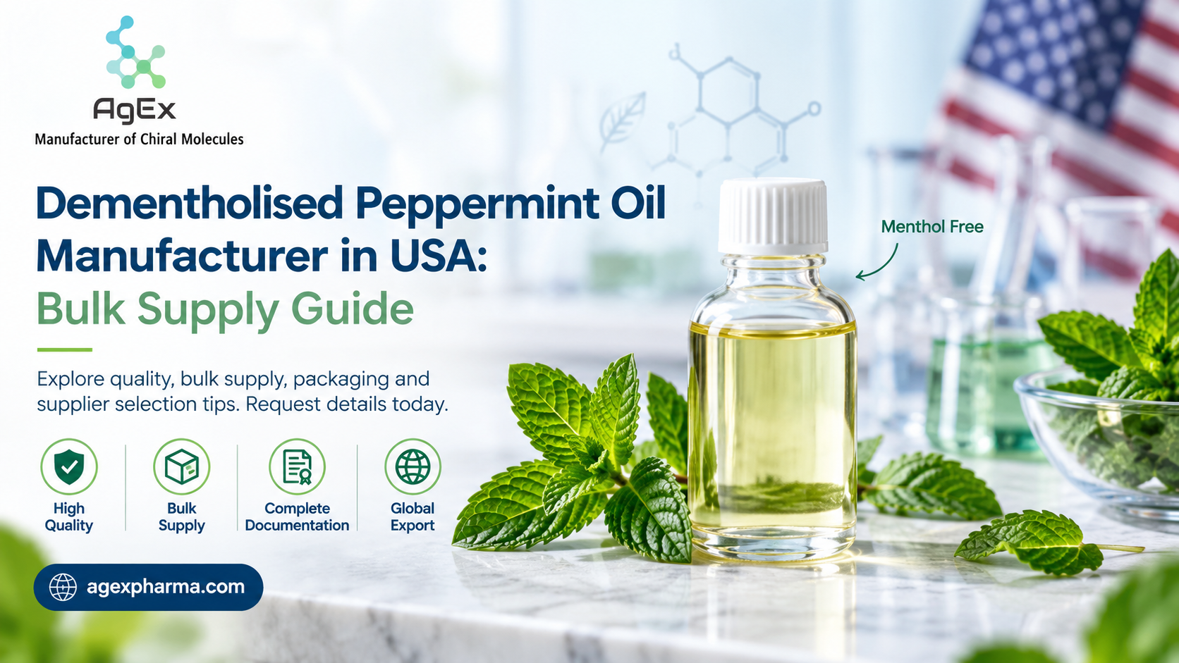  Dementholised Peppermint Oil Supplier for Bulk Requirements – Agex Pharma