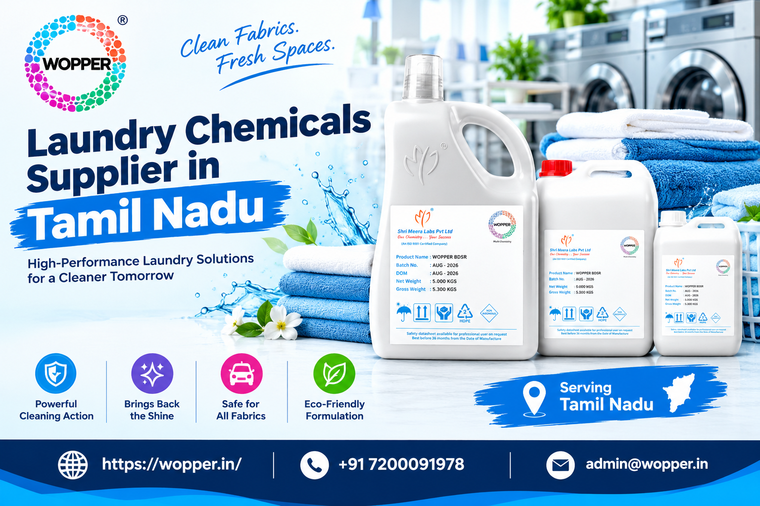  Laundry Chemical Manufacturers in TN | Commercial Laundry Detergent